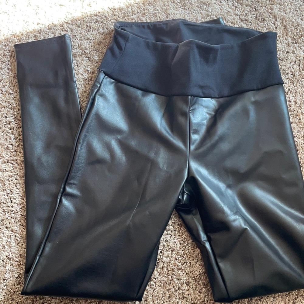 Assets Faux Leather Legging